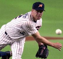 Sanders picks first win